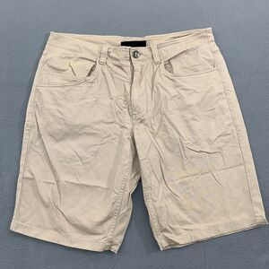 Under Armour Chino Shorts Mens Size 36 Fitted Stretch Flat Front Chino Beige
